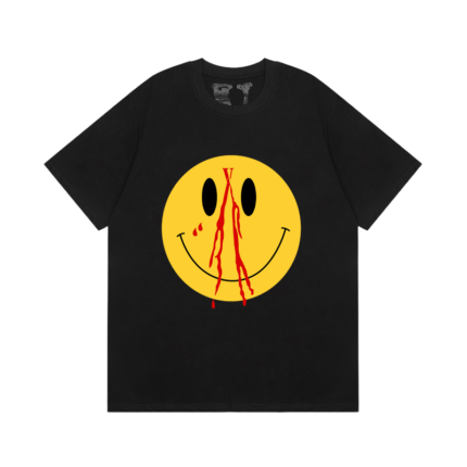 Vlone Smiley Face Blood Drip T- Shirt