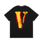 Vlone Smiley Face Blood Drip T- Shirt - Image 5