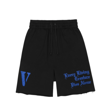 Vlone Every Creature Dies Alone Shorts