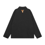VLONE Jackets Unisex Black Orange - Image 2