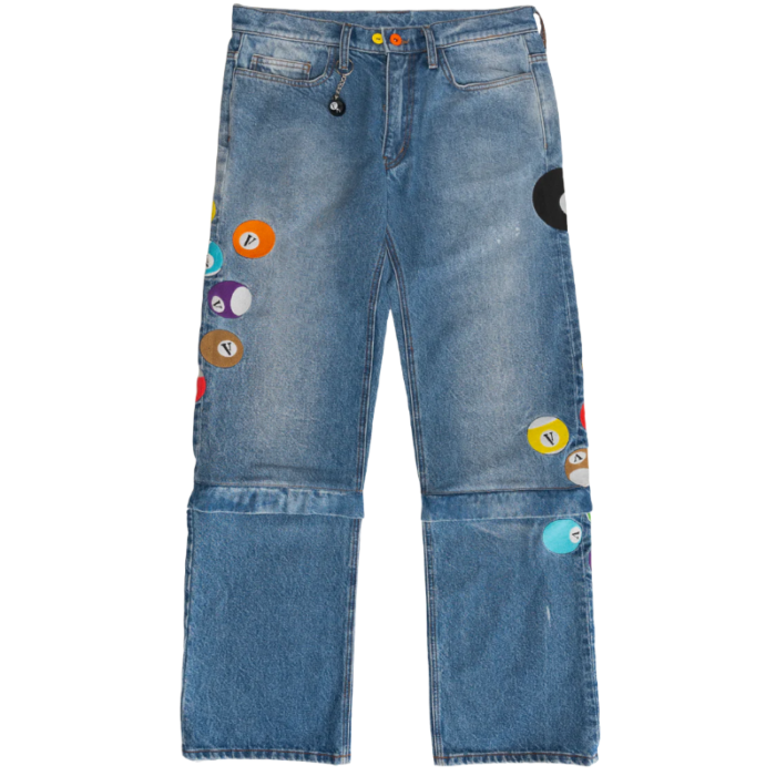 8 BVLL SKATER JEANS with “V” BALL KEYCHAIN - Image 1