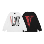 Vlone Staple Long Sleeve Red V - Image 14